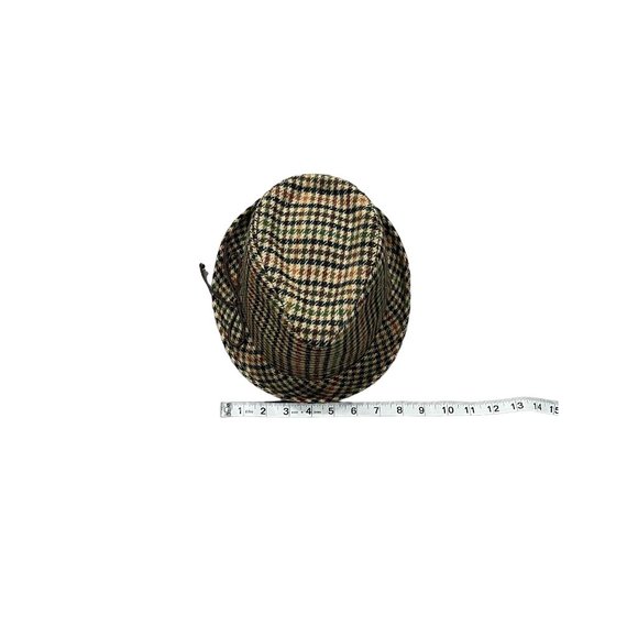 Four Buttons by San Diego Hat Co Womens Wool Blend  Houndstooth Trilby Hat - Picture 8 of 8